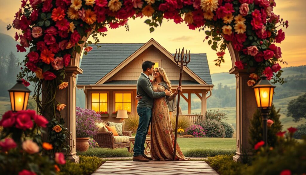 Four of Wands in love and relationships