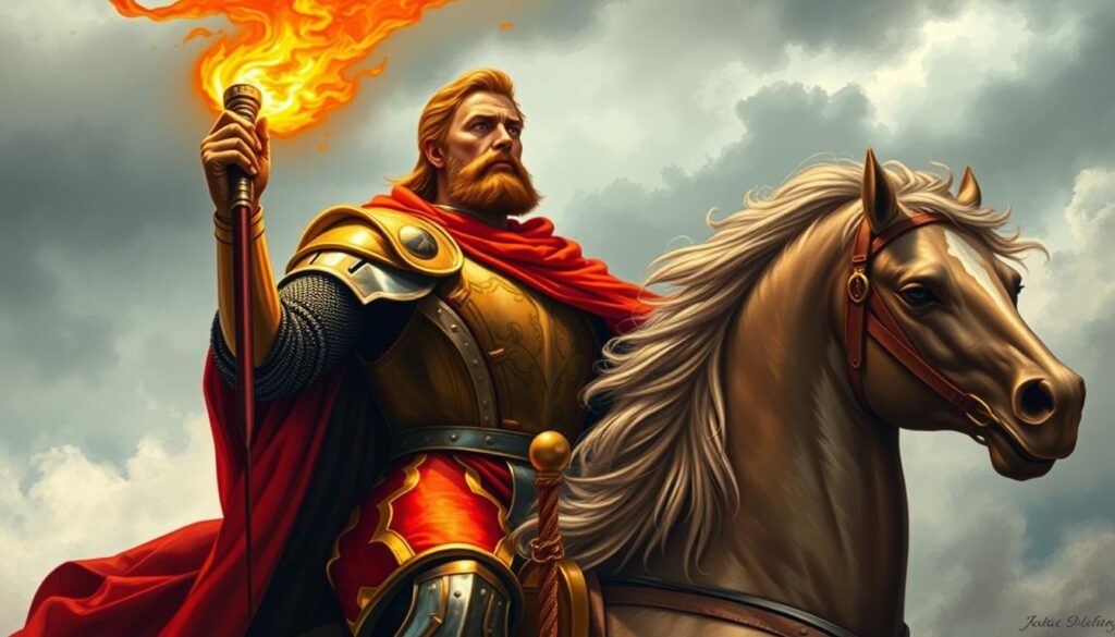 Knight of Wands tarot card
