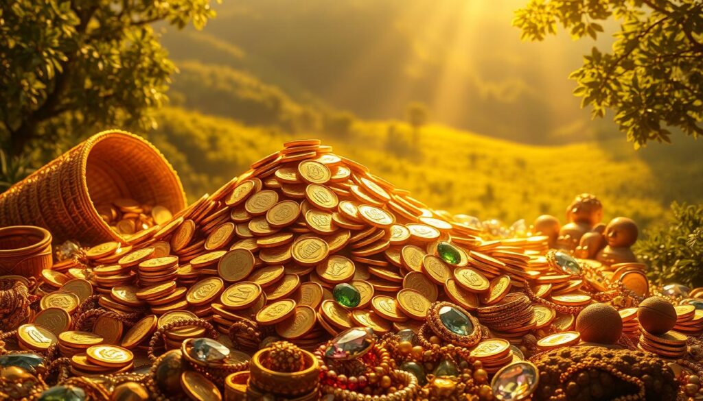 Money and abundance symbolism