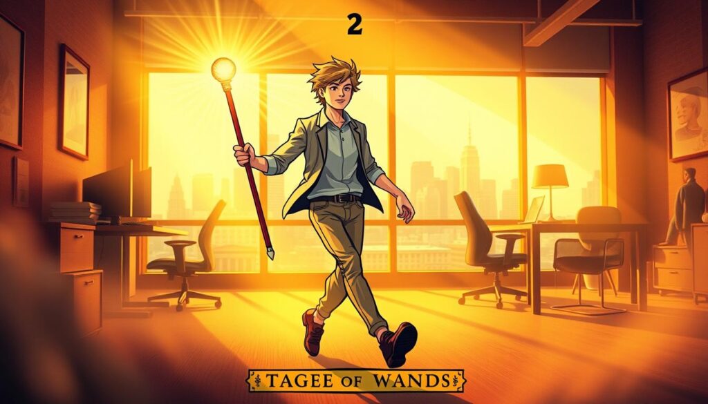 Page of Wands in career and finances