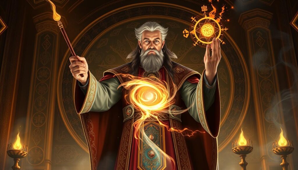 The Magician tarot card symbolism