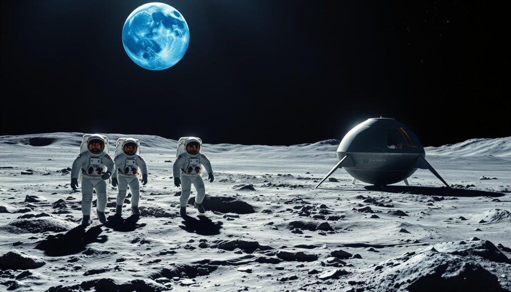 human exploration of the moon