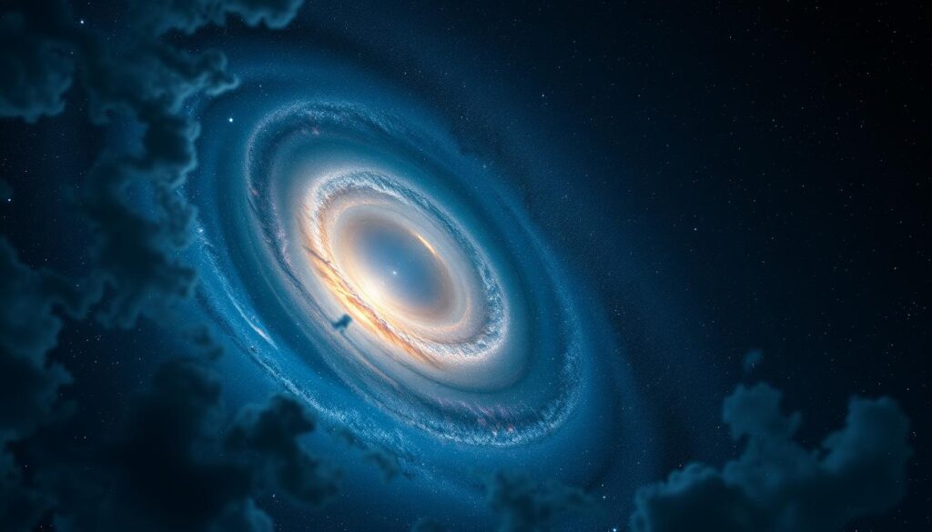 Andromeda Galaxy visible in the night sky