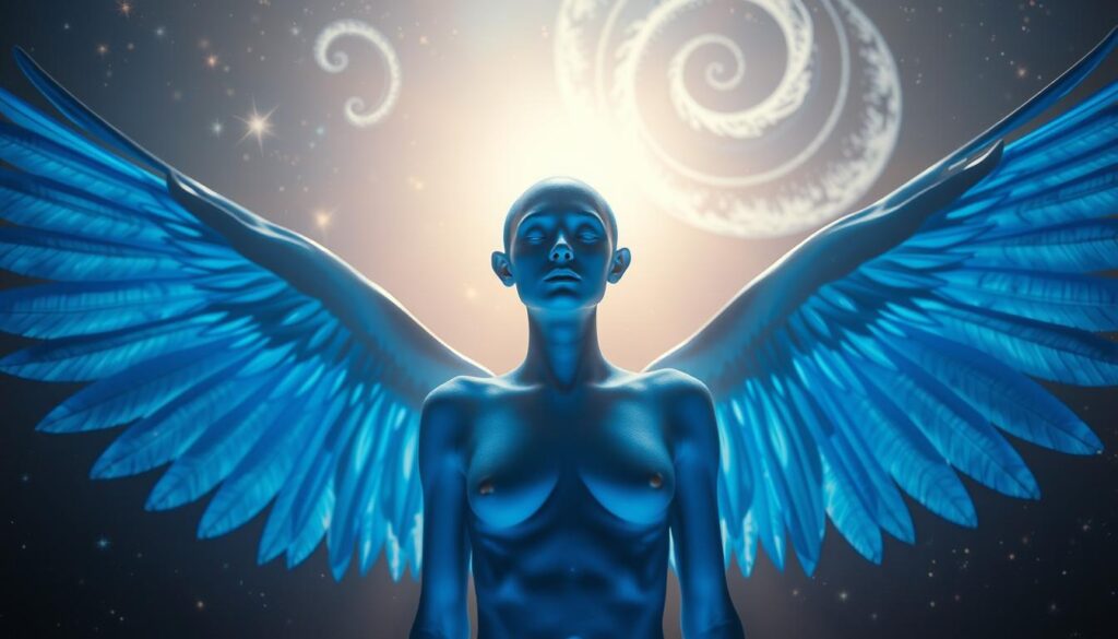Blue Avian Starseed appearance