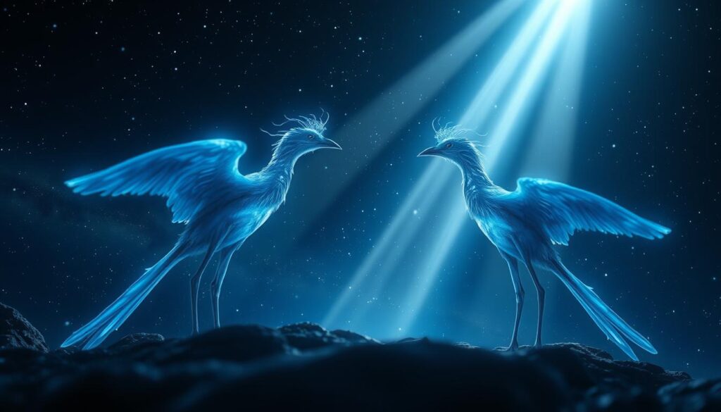 Blue Avian communication methods