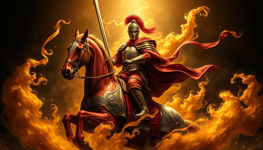 Knight of Wands tarot card