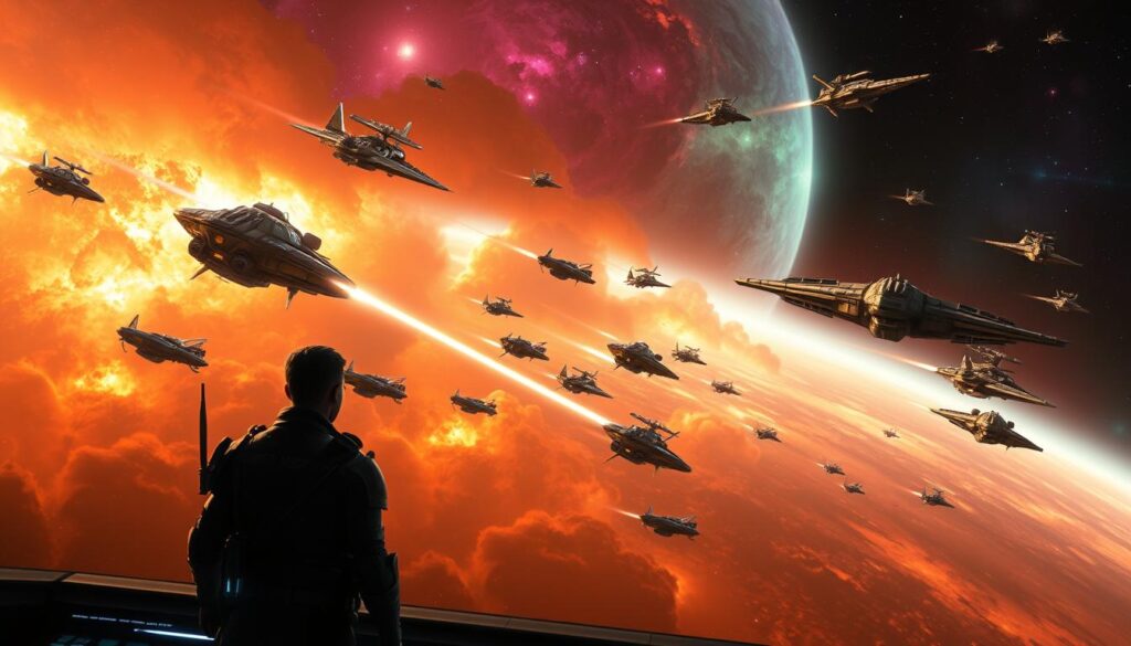 Lyran Wars galactic conflict