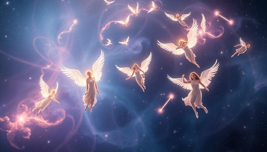 Pleiades star cluster celestial beings