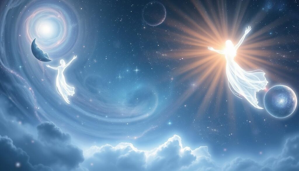 Pleiadian light beings and cosmic connection