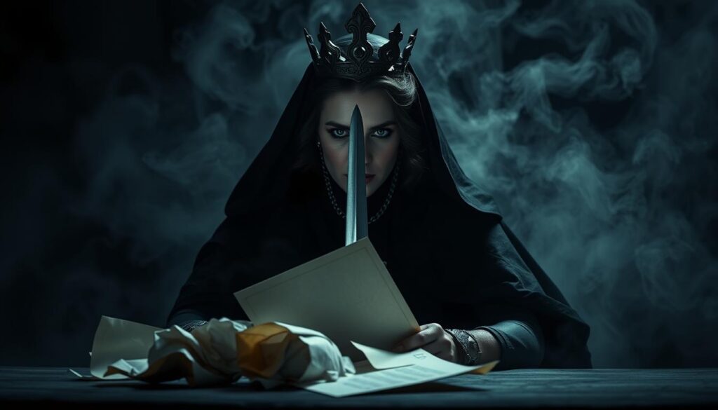 Reversed Queen of Swords warning signs