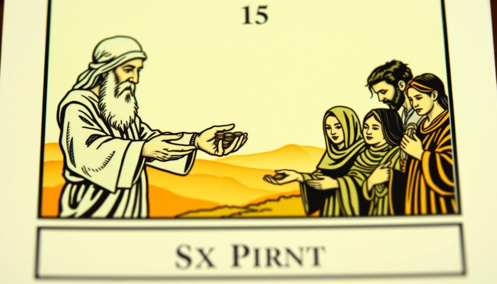 Six of Pentacles symbolism