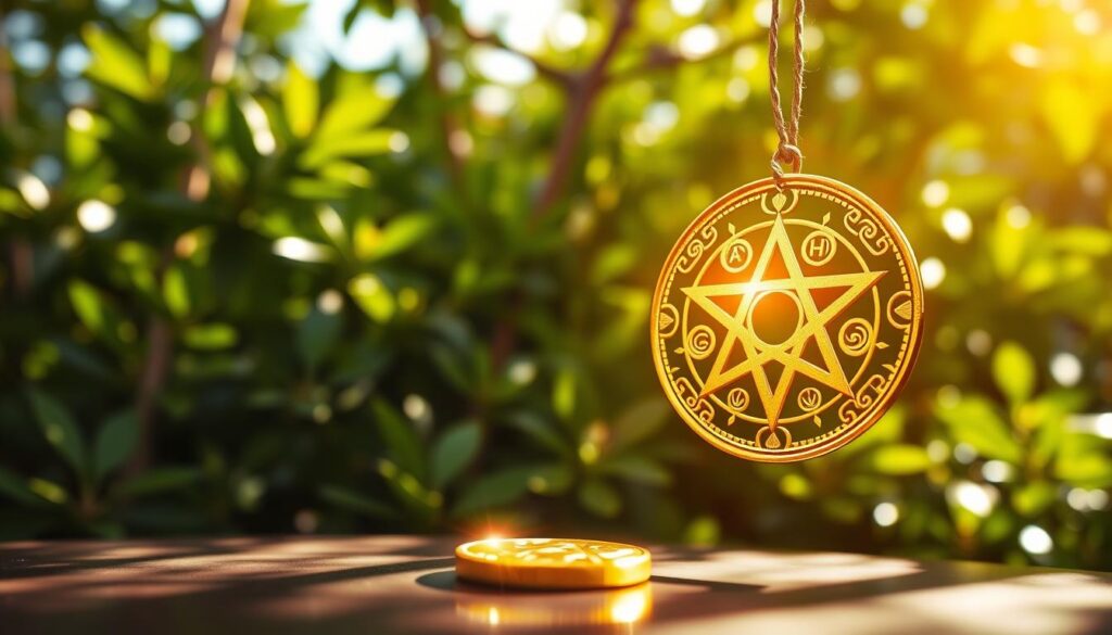 Symbolism of pentacles tarot card