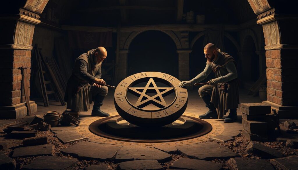 Three of Pentacles teamwork symbolism