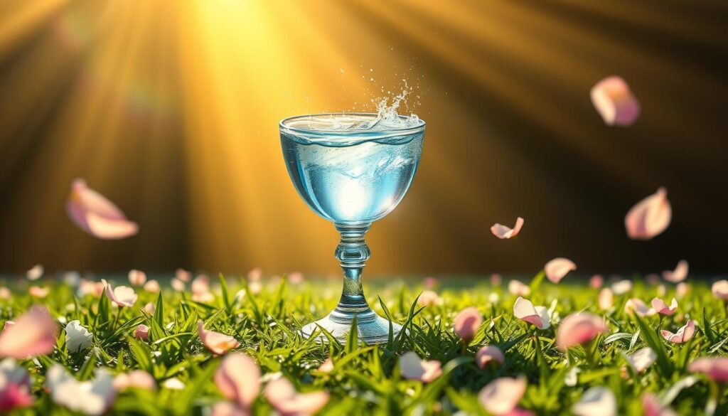 Upright Ace of Cups symbolism
