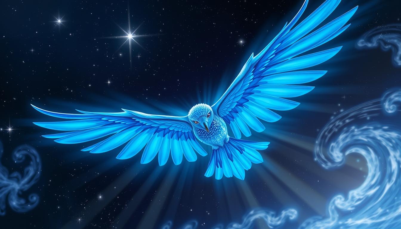blue avian