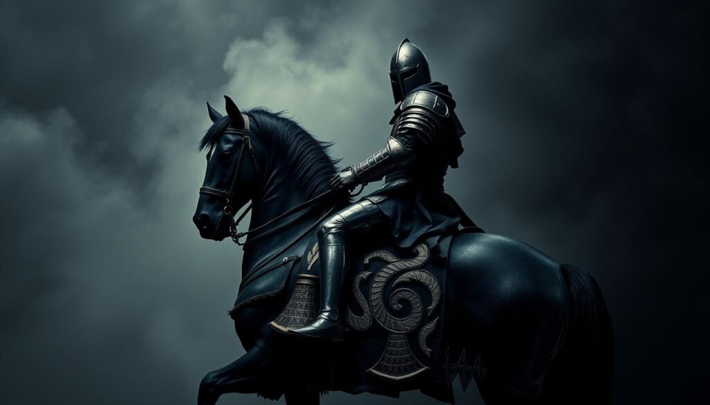 knight pentacles reversed tarot card