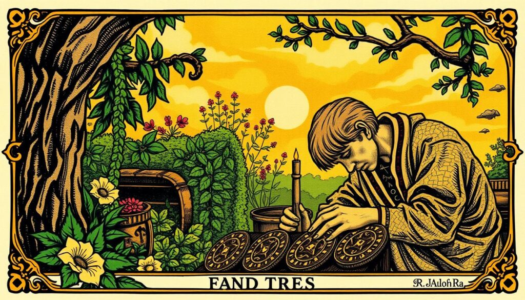 pentacles tarot card symbolism