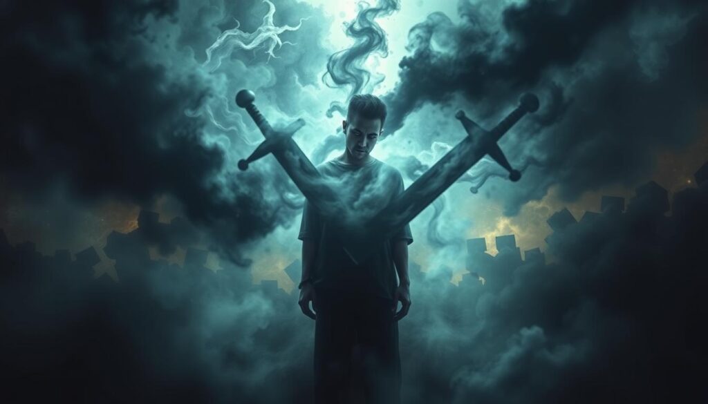 reversed Ace of Swords confusion