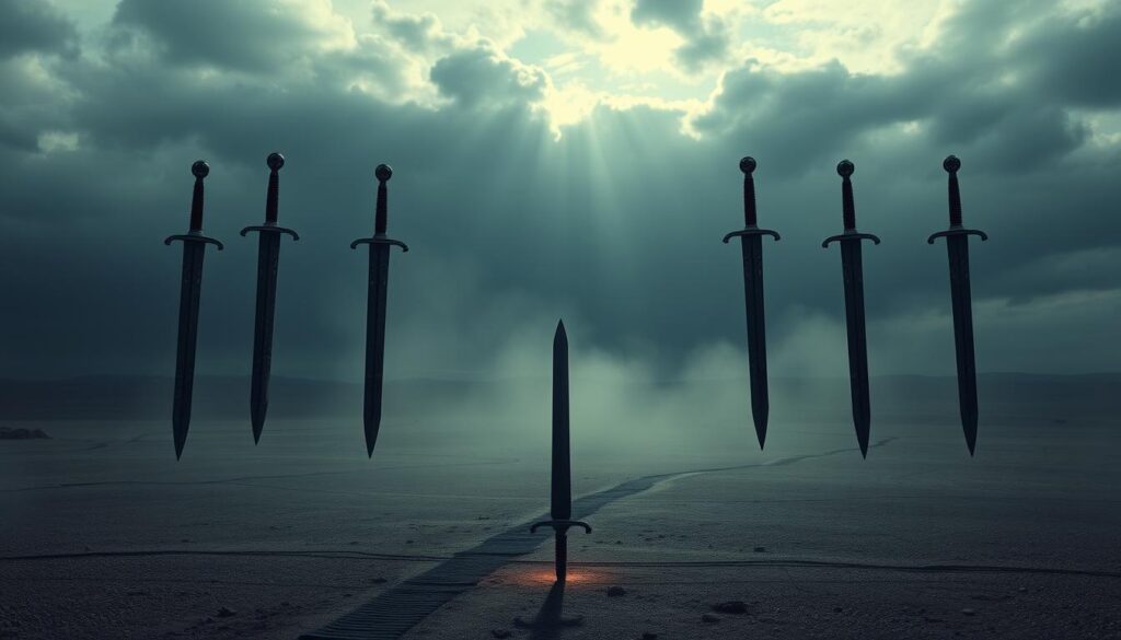 seven swords reversed guidance
