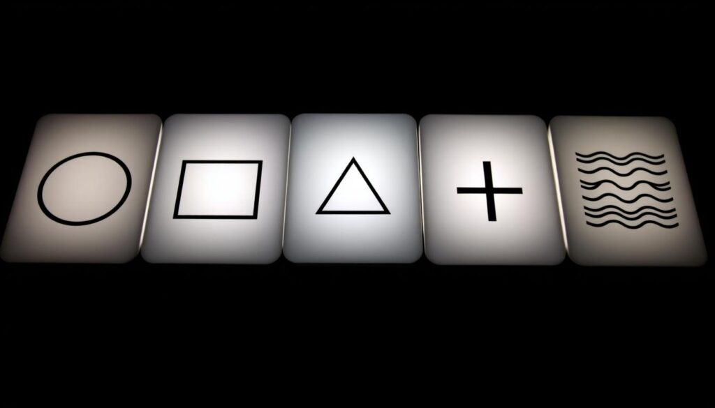 interactive zener cards