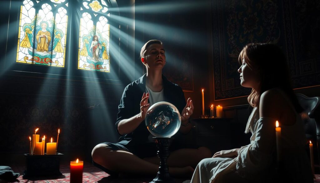 spiritual reading session