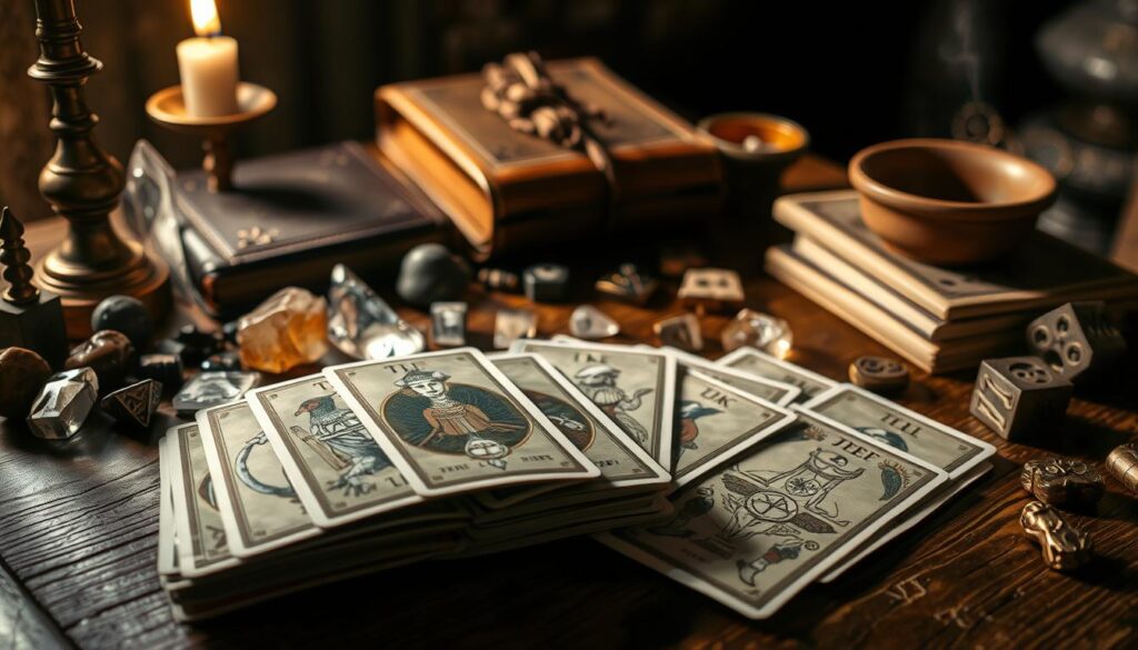 tarot and runes divination tools