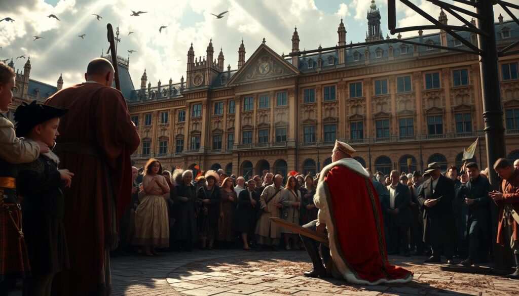 Parliament executes a king