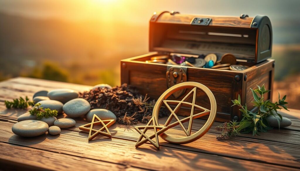 Pentacles material