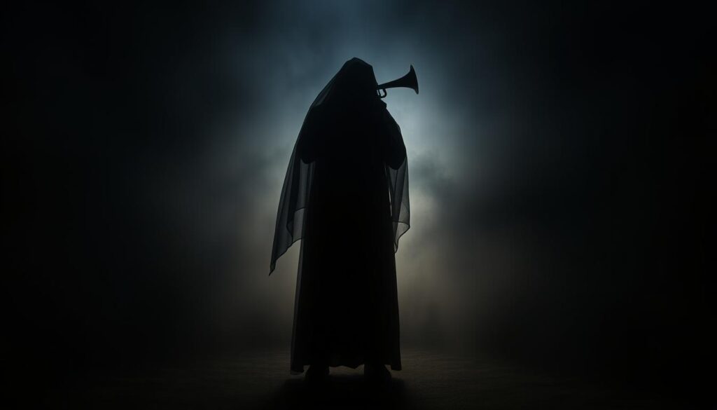 false trumpet concealing