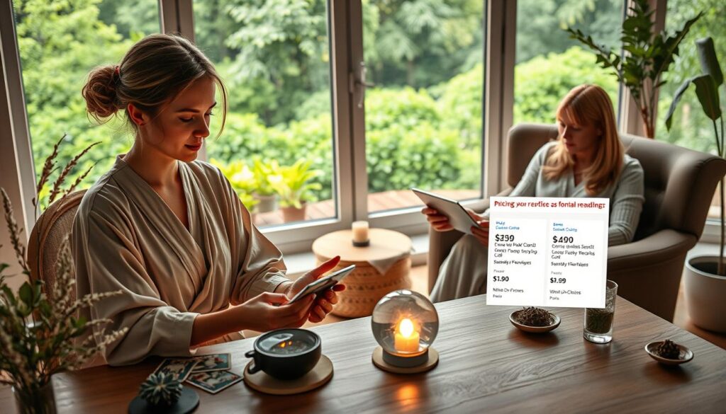 pricing promos online tarot reading