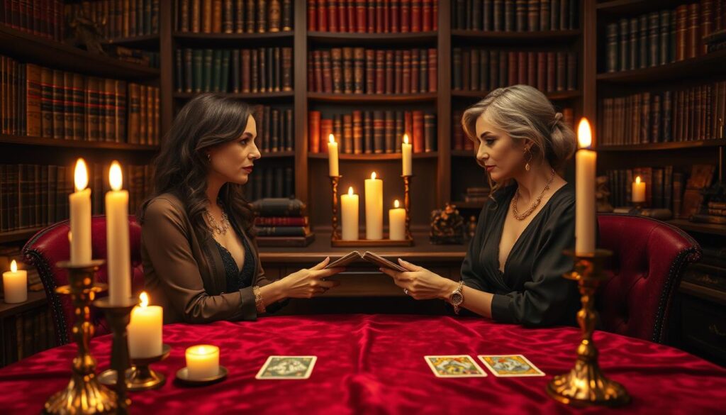 tarot card readers area