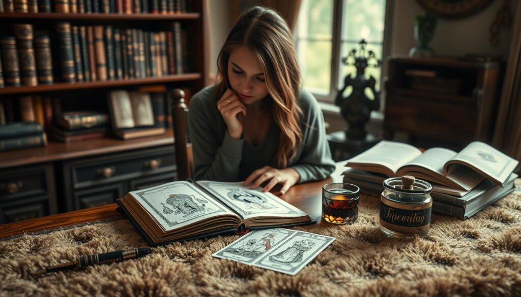 tarot journal practice