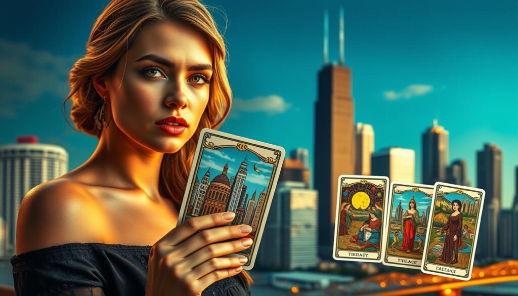 Chicago tarot card