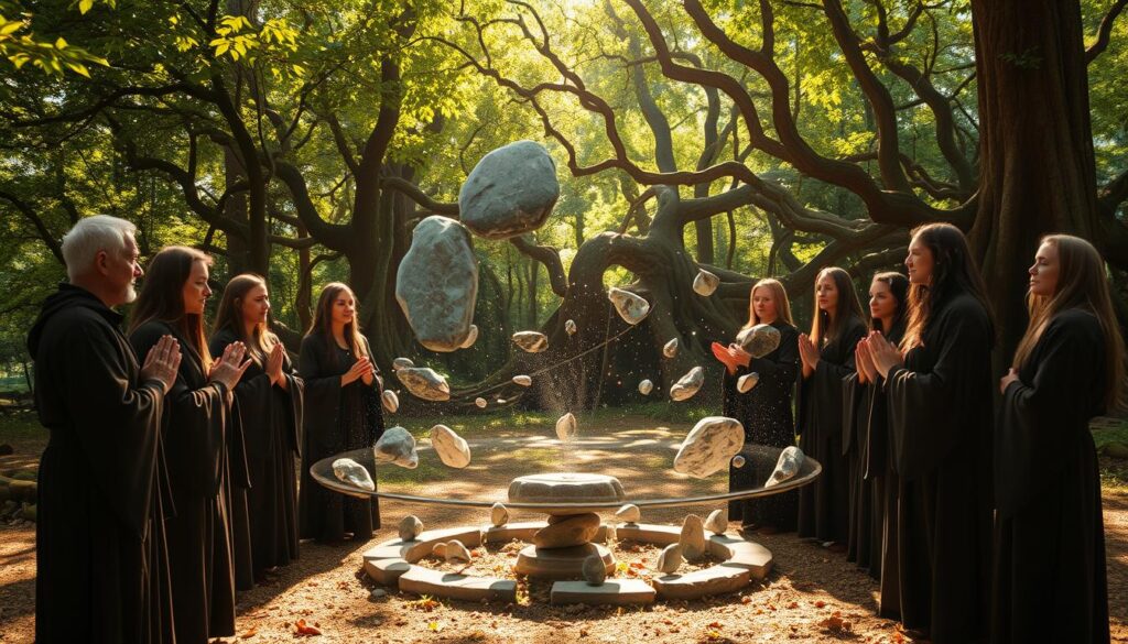 stone shielding ritual