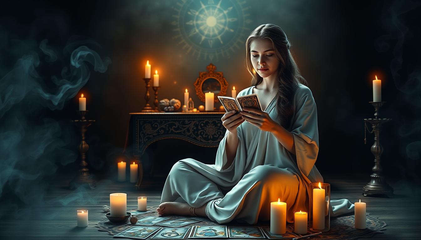 virtual tarot card reader