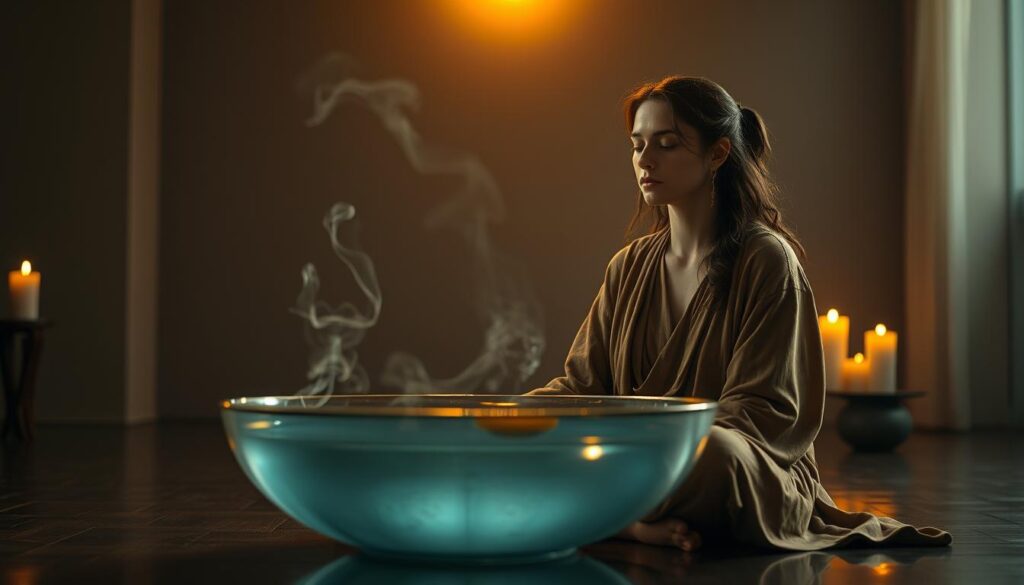 water scrying practice