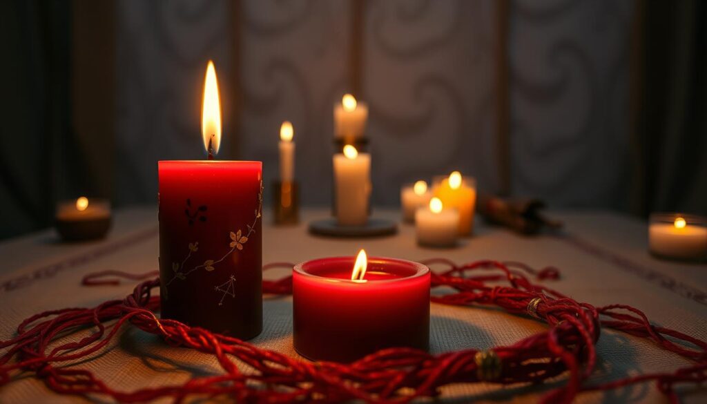 binding ritual candle