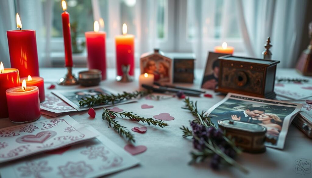 gather materials for love spell