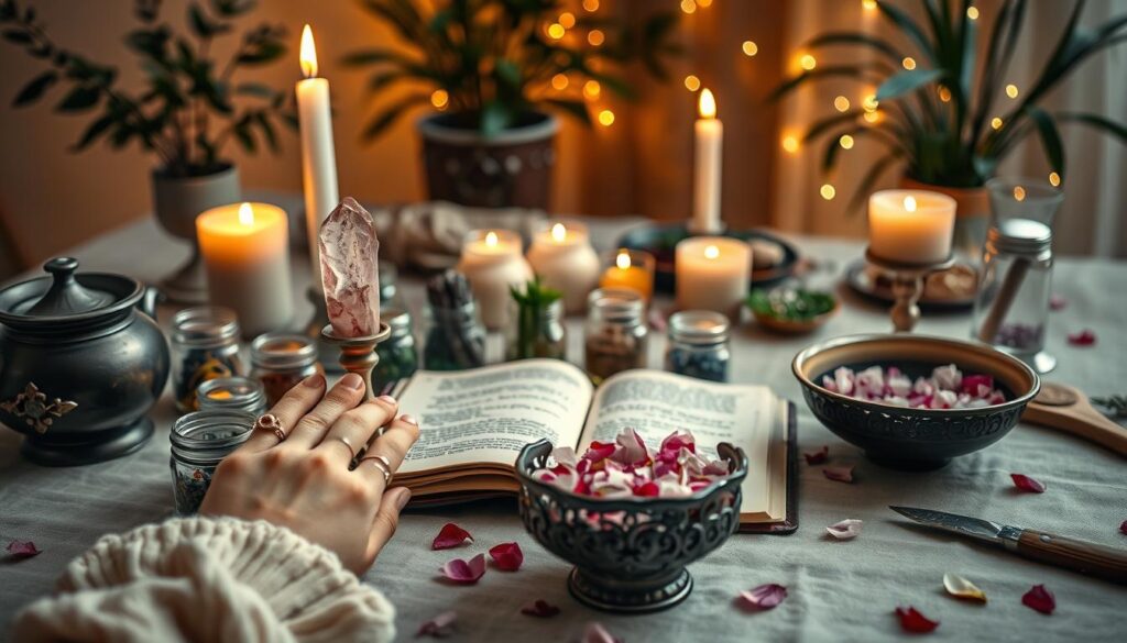 gather tools for love spells