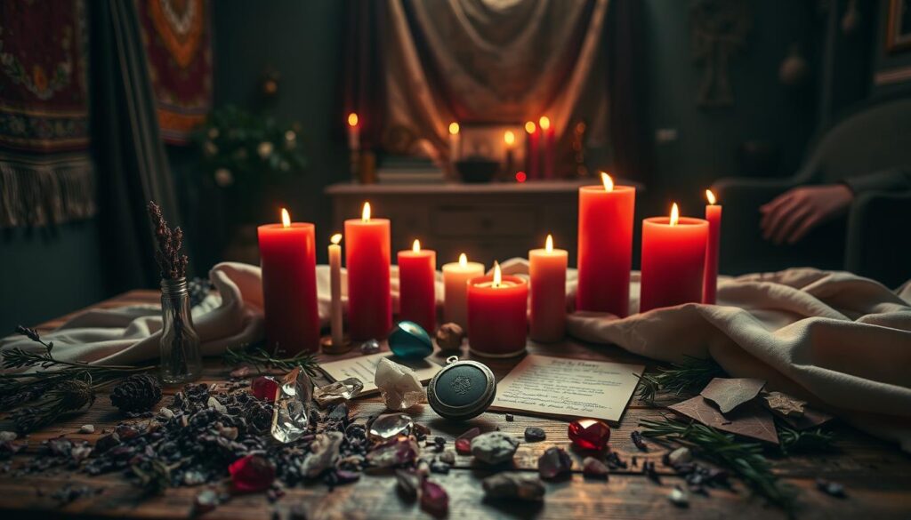 gather tools for ritual