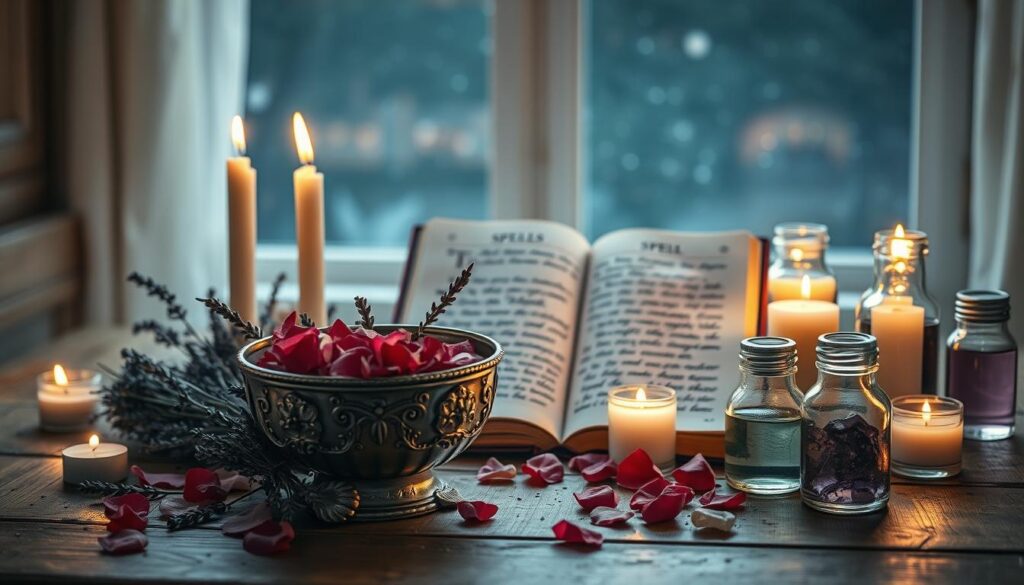 gathering tools for love spells
