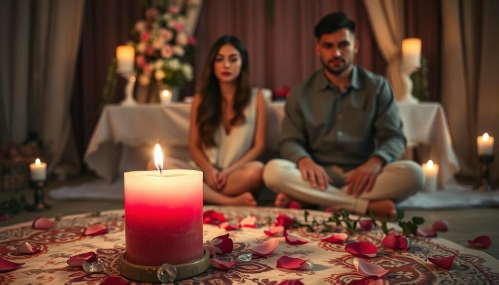 pink candle ritual