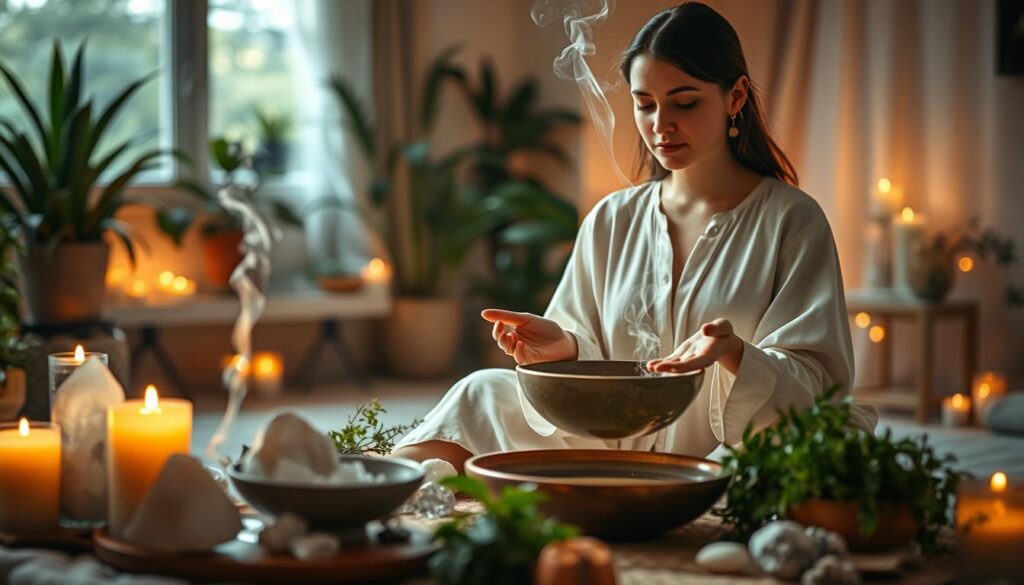 pre-ritual cleansing energy