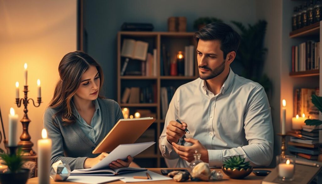 working with a specific person