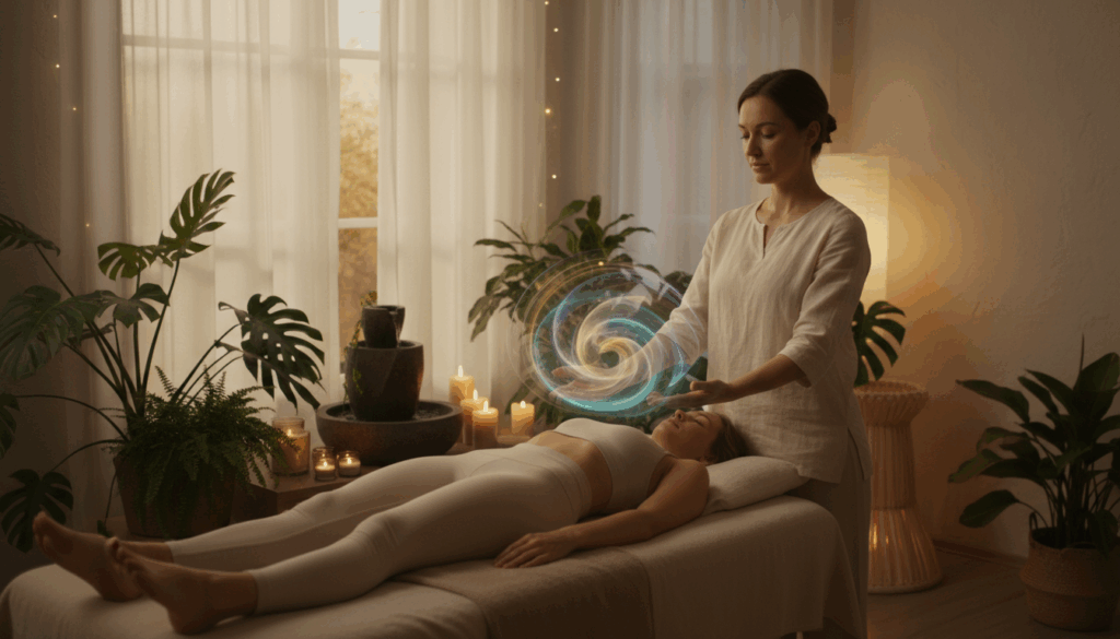energy healing session