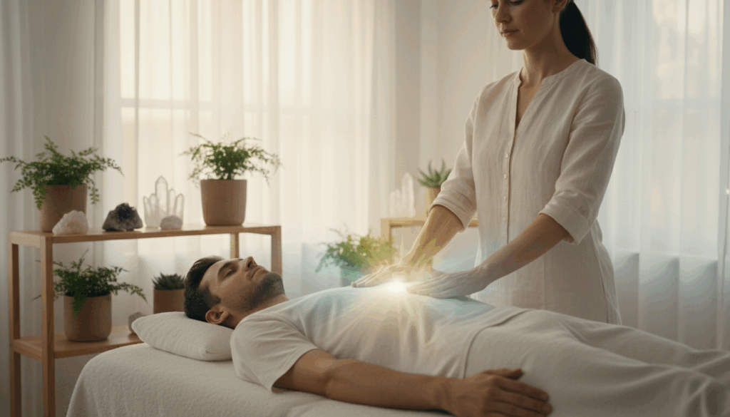 energy healing session