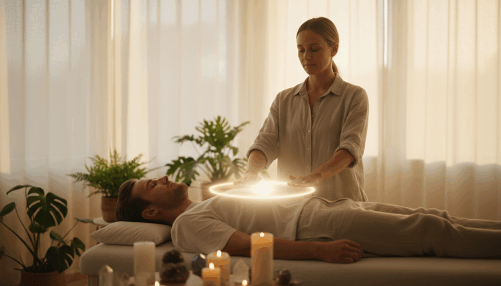 energy healing session