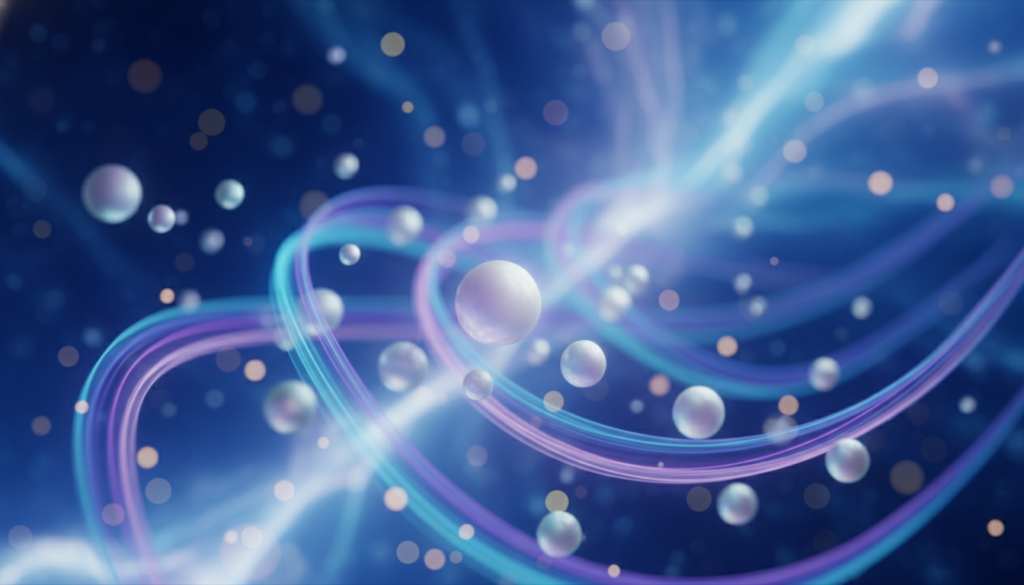 Create an enchanting aura wallpaper that showcases a blend of vibrant colors swirling in mesmerizing patterns, evoking a sense of tranquility and inspiration. In the foreground, incorporate swirling light trails in shades of blue, purple, and soft pink, creating a dynamic flow that captivates the viewer. The middle layer should feature softly glowing orbs that pulsate gently, adding a sense of depth to the composition. In the background, use a gradient of deep cosmic blues and ethereal whites, representing a serene night sky. Employ a soft-focus lens effect to enhance the dreamlike quality, with subtle bokeh lighting creating an immersive atmosphere. The mood should be uplifting and energizing, perfect for animated desktop backgrounds that inspire creativity and relaxation. The image should be free from any text or overlays, delivering a pure visual experience.