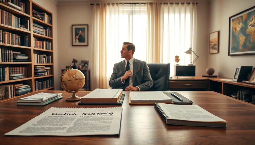 authorship coordinate remote viewing