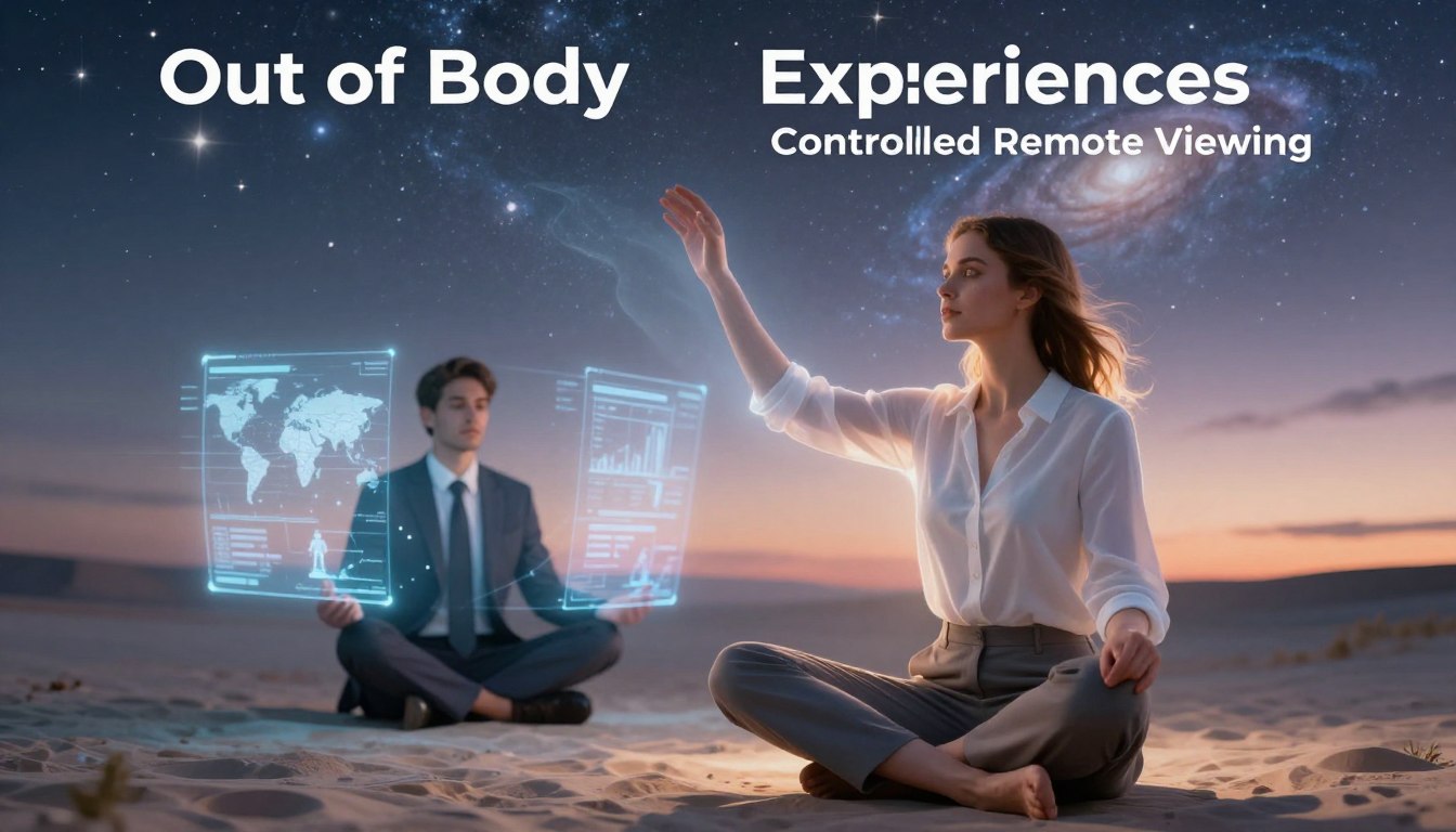 out of body experiences versus controlled remote viewing